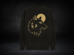 Sweat Col Rond Loup Sauvage