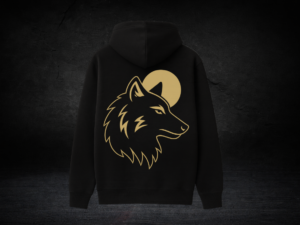 Sweat à capuche Loup Sauvage