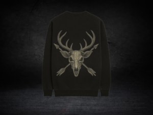 Sweat Col Rond Cerf Ancestraux