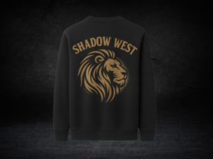 Sweat à Col Rond Lion Shadow