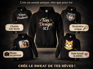 Sweat Personnalisé – Design sur Mesure