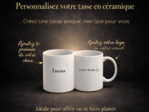 Mug personnalisé en céramique – Spécial sublimation