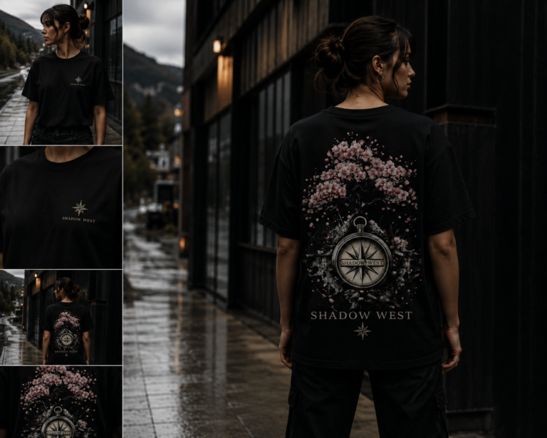 T-shirt Boussole Fleurie
