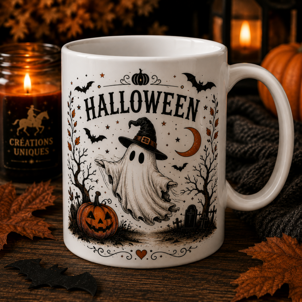 Mug Fantôme d’Halloween