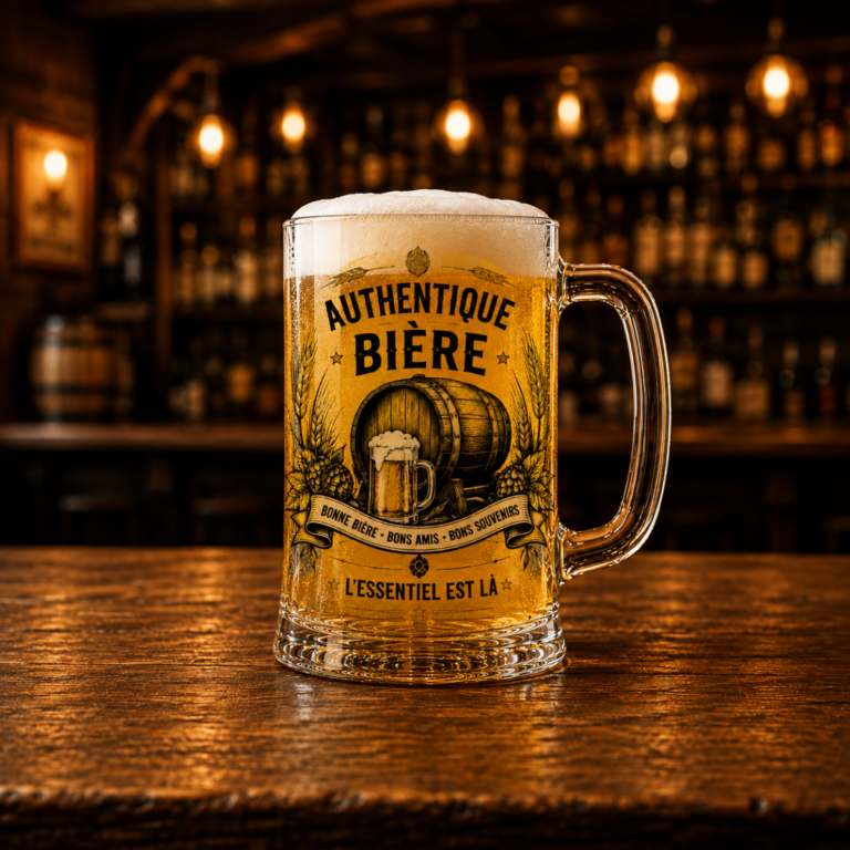 Chope bière authentique