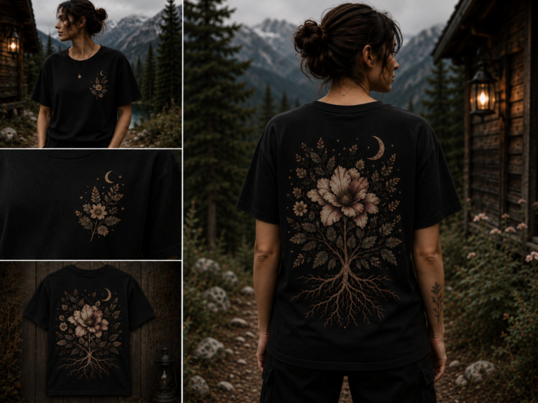T-shirt – Fleur Sauvage