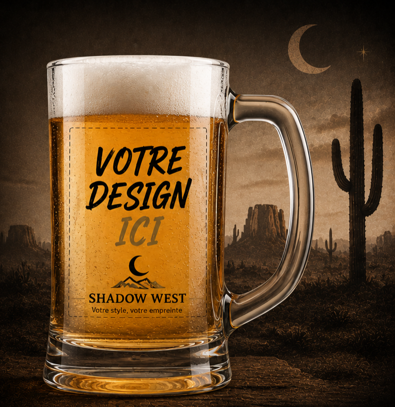 Chope à bière personnalisée – Sublimation